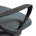 Ergonomisk Kontorsstol med Armstöd, Justerbart Fotstöd och Mesh-överdrag, Grå
