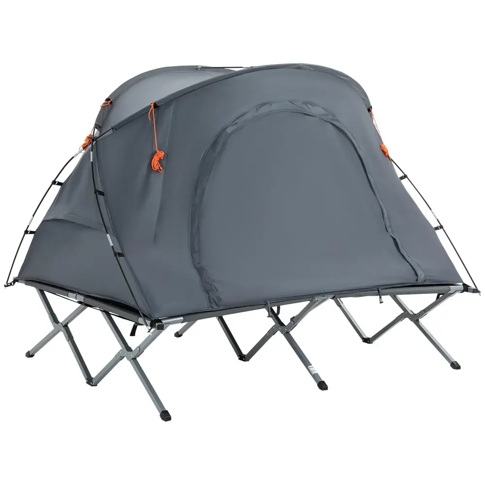 Campingsäng med Tält Allt-i-ett Lösning 200 x 146 x 159 Cm