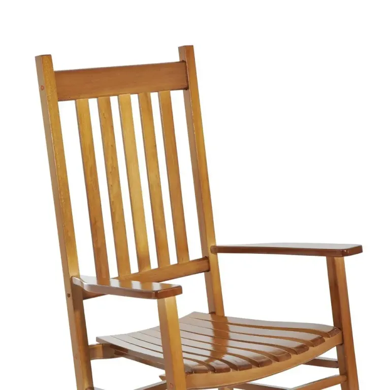 Gungstol i Trä Relaxstol med Armstöd 69 x 86 x 115 cm
