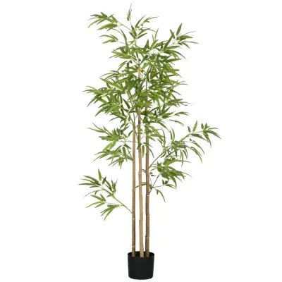 Konstgjord Växt Bambu Grön av Plast Konstträd 180 cm