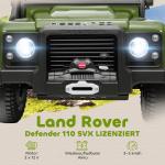 Elbil för Barn 12V med Fjärrkontroll, Musikfunktion, Horn och LED-lampor, Grön