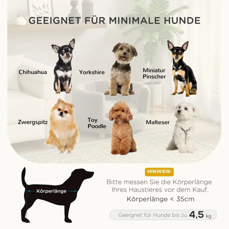 Upphöjd Hundsoffa Hundsäng med Träben Grå Flanell