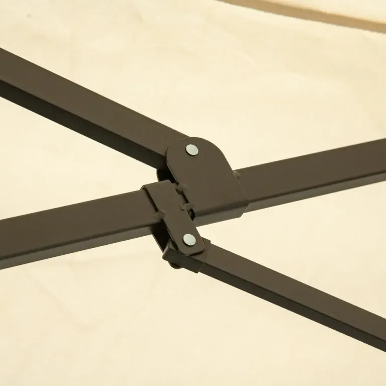 Dubbelt Parasoll med Vev Stort 460 x 270 x 240 cm