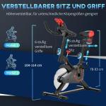 Inomhuscykeltränare Hemgym Fitnesscykel för Konditionsträning och Viktminskning 85 X 46 X 114 Cm