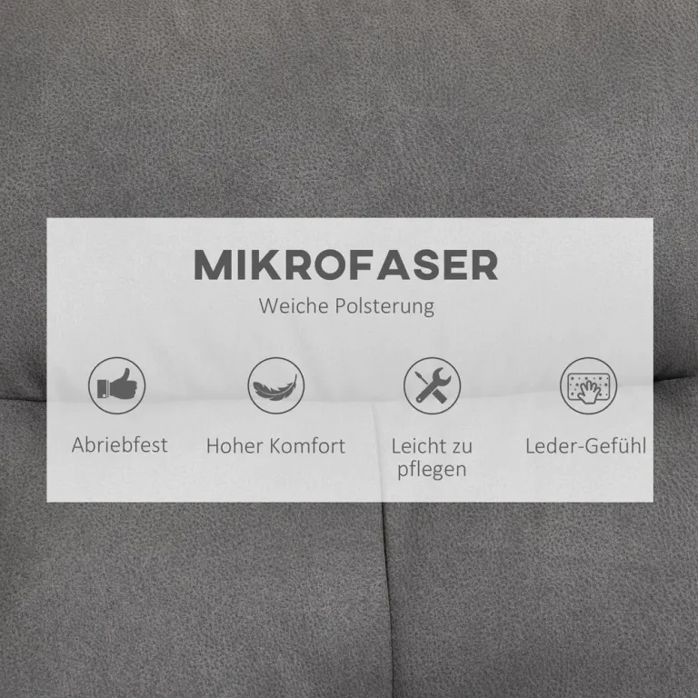 Snurrbar TV-Fåtölj med Pall Relaxstol med Liggfunktion