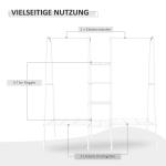 Justerbar Solsäng i Aluminium, Ergonomisk Solstol med 5 Lägen, Väderbeständig Textilene för Trädgård och Pool, Svart, 170 x 60 x 76 cm