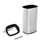 Sopkärl Automatisk Soptunna med Sensor Rostfritt Stål Modern och Hygienisk Avfallshantering Silver 68 L