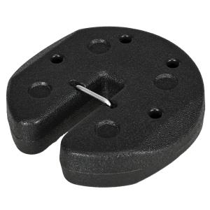 Paviljongfötter 4-pack Vikter med Fäststift och Transportrem för Stabilitet Hållbar och Prisvärd Svart Metall 12 kg
