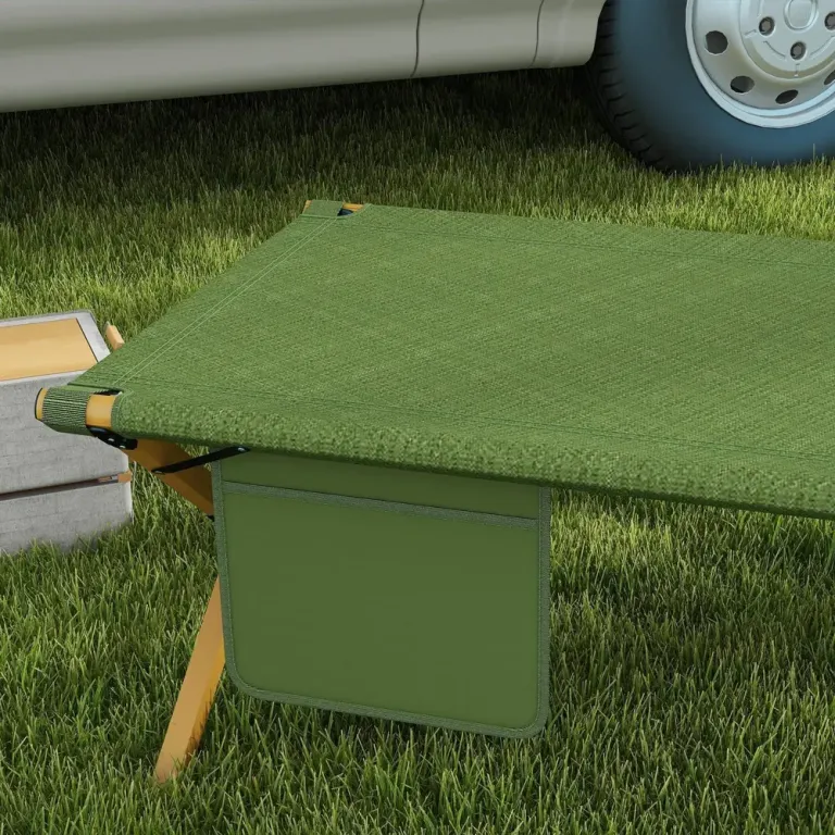 Solstol Mörkgrön av Oxford 196 x 64 x 45 cm