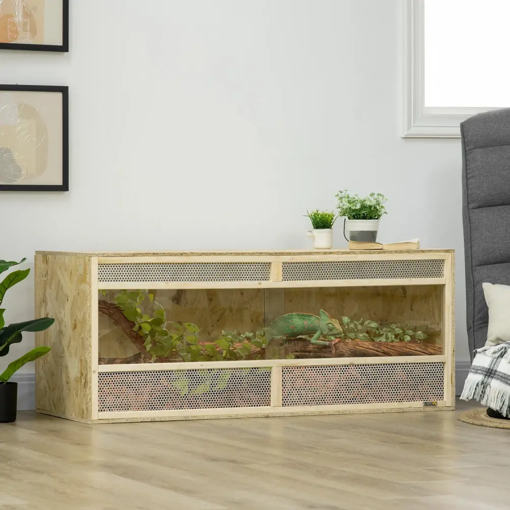 Terrarium för Reptiler och Groddjur 120 x 50 x 50 cm
