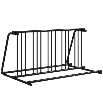 Cykelställ Multipelställ Silver av Stål 155 x 100 x 75 cm