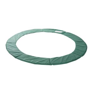 Tillbehörsset för Studsmatta Grön PVC och PE för 8 Ft Till 15 Ft Kantskydd Skyddsnät och Väderpresenning 305 Cm
