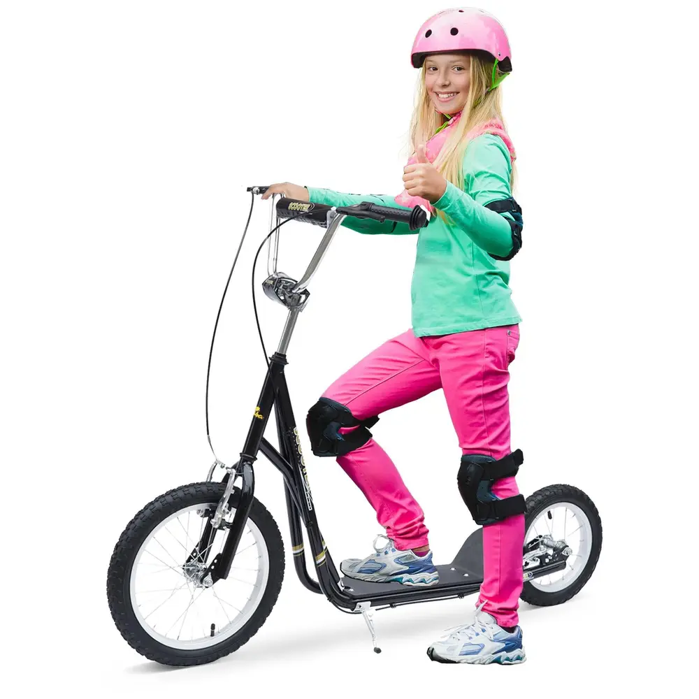 Sparkcykel med Handbroms 16 Tum 135 x 58 x 92-100 Cm