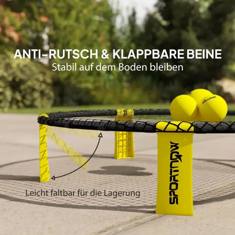 Roundnet Spikeball Set med Nät 3 Bollar Ø92x20 cm
