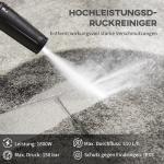 Högtryckstvätt med Slangvinda, Kraftfull Rengöringsmaskin med Hjul, Effektiv Tvätt för Bil och Uteplats, Blå, 1800 W