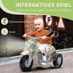 Elmotorcykel för Barn, 6V, med Musik, för 2–5 År, 2,5–3 km/h