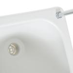 Portabel Campingvask med Tank, Smidigt Handfat med Fotpump och Tvålpump, Hygienisk Lösning för Camping och Trädgård, Grå, 83 x 50 x 103 cm, 17 l