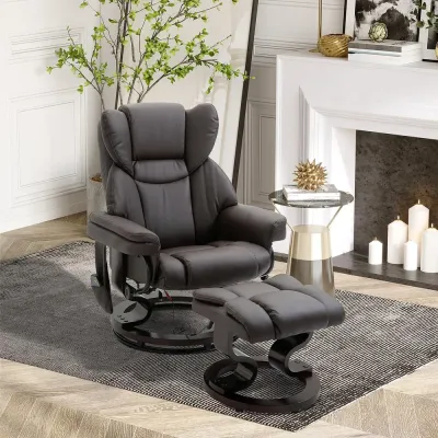 Ergonomisk Kontorsstol med Nackstöd 65 x 64 x 114-122 cm