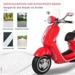 Elmotorcykel för Barn med MP3 Musikbelysning för 3-6 År PP Röd 108 X 49 X 75 Cm