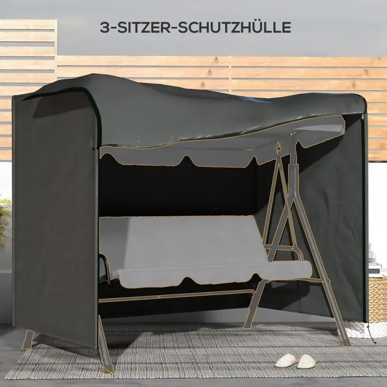 Hammock Skyddsöverdrag Gungöverdrag för 3-Sit