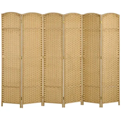 6-Panels Rumsavdelare Vikbar Sovrum och Hemmakontor, Natur