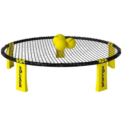 Roundnet Spikeball Set med Nät 3 Bollar Ø92x20 cm