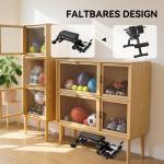 Träningsbänk Platt Svart Stål och Konstläder för Hemmagym Hantelbänk för Styrketräning och Bänkpress Robust Konstruktion och Stabil