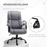 Ergonomisk Kontorsstol XXL, Robust Skrivbordsstol med Extra Tjock Vaddering, Förstärkt Konstruktion för Tung Belastning, Svart, 220 kg