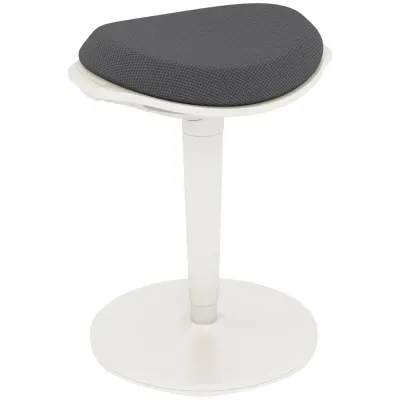 Kontorspall Pendelpall Grå av Mesh och Metall Ergonomisk