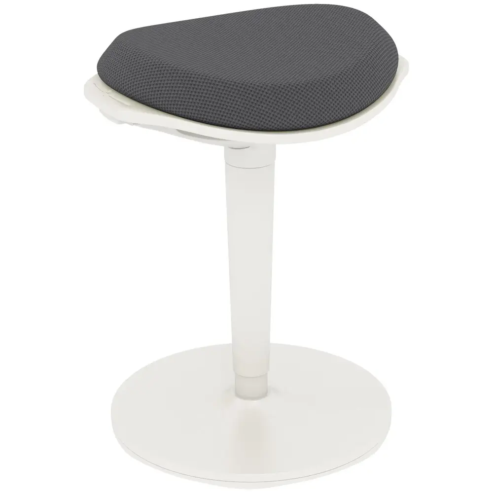 Kontorspall Pendelpall Grå av Mesh och Metall Ergonomisk