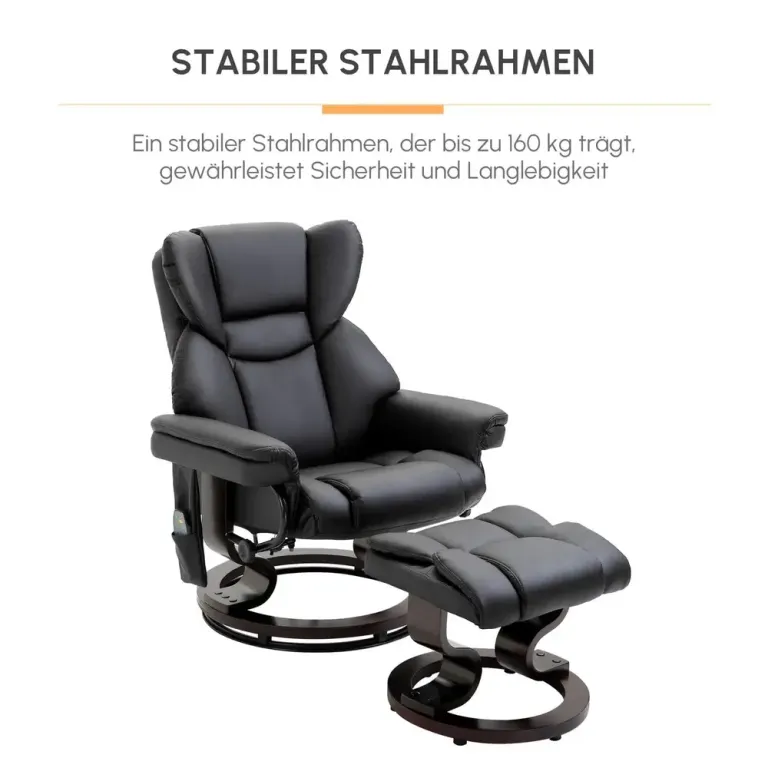 Avkopplande Stol med Massagefunktion 79 x 82 x 101 cm