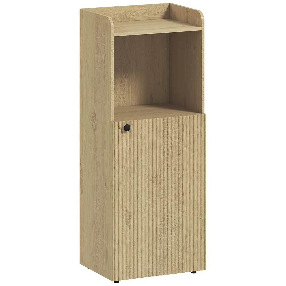 Badrumsskåp Gul Ek Trädesign Förvaringsskåp 104 Cm