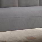 2-sits Soffa, Tvåsits Fåtölj i Modern Design, upp till 160 kg, Grå, 132 x 66 x 80 cm