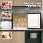 Minifrys 35 L, Fristående Frysbox 45 W Elektrisk, Svart, 47x44,2x48,8 cm 
