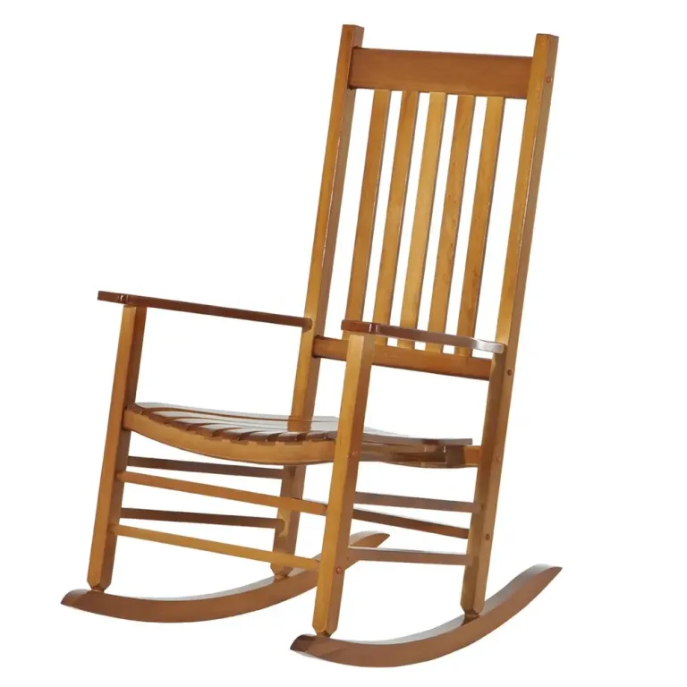 Gungstol i Trä Relaxstol med Armstöd 69 x 86 x 115 cm