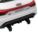 Barnelbil Audi RS e-tron GT Vit av Plast och Metall för Barn 3-5 År med Fjärrkontroll och Musik Hastighet upp till 5 km/h Licensierad