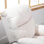 Massagestol med Uppresningshjälp, Elektrisk Relaxfåtölj med Värmefunktion, Justerbar Vilostol med Fjärrkontroll, Plysch