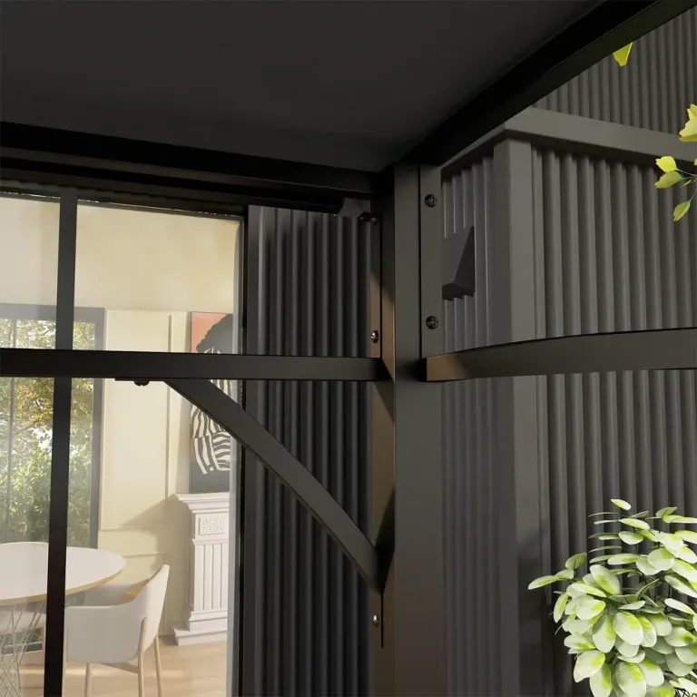 Grillpaviljong Trädgårdspaviljong 215 x 150 x 220 cm