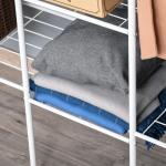 Justerbar Solsäng i Aluminium, Ergonomisk Solstol med 5 Lägen, Väderbeständig Textilene för Trädgård och Pool, Svart, 170 x 60 x 76 cm