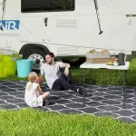 Picknickbord, Fällbart Campingbord, Höj- Och Sänkbart Fällbord, För Trädgårdsfester, Camping, Grill, Plast, Metall, Vit