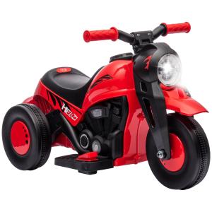 Elektrisk Barnmotorcykel 6V med Musik och Blåsare, 2,5-3 km/h för Barn 2-5 År