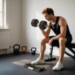 Justerbar Hantel med Viktlägen och Förvaringsställ för Styrketräning Ergonomisk och Hållbar Svart Stål och Plast 7, 13, 18 och 24 kg