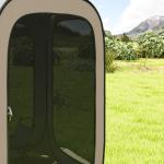 Pop-up Campingtält, Bärbart med UPF50+ Skydd och Nätsidor, Kaki