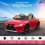 Barnbil Licensierad Lexus LC500 Elbil med 2,4G Fjärrkontroll MP3 USB Ljus och Musik för 3-6 År