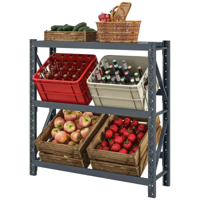 Dryckeshylla Lådställ Svart av Stål 110 x 30 x 110 cm