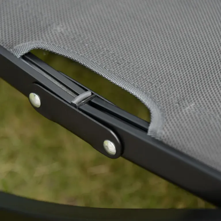 Solsäng Solstol Trädgårdsstolar i Aluminium 2-Pack 165 x 61