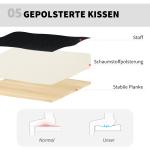 Kontorsstol Hög Svart Tyg och Plast för Hemmakontor Arbetsstol med Fotring och Ländryggsstöd Justerbar Höjd 62x59x119 cm