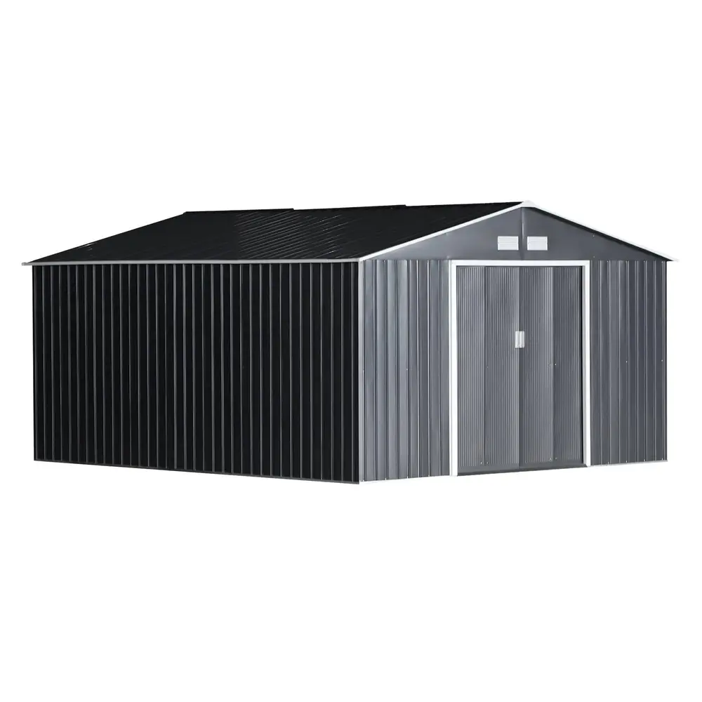 Rymlig Redskapsbod Metall Stor 340 x 386 x 200 Cm