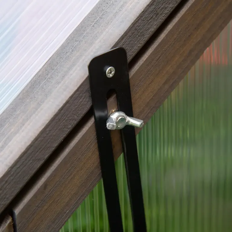 Drivbänk Miniväxthus Kallram med Lock Grå 90 x 52 x 49,5 cm