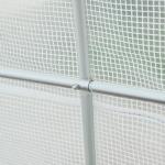 Tunnelväxthus Grön Förlängd Odlingssäsong UV-Skyddat Folieöverdrag Stabil Konstruktion 450 X 200 X 200 Cm